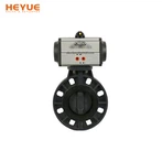 Pneumatický PVC motýlkový ventil